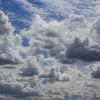 Buy canvas prints of  Heavenly Clouds over England by David Pyatt