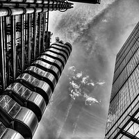 Buy canvas prints of Lloyd's and the Cheese Grater  by David Pyatt