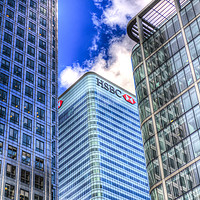 Buy canvas prints of HSBC Tower London by David Pyatt