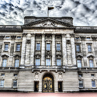 Buy canvas prints of  Buckingham Palace London by David Pyatt