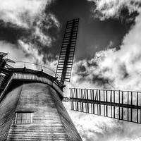 Buy canvas prints of Upminster Windmill Essex by David Pyatt