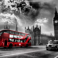 Buy canvas prints of Westminster Bridge London by David Pyatt