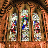 Buy canvas prints of Stained Glass Window by David Pyatt