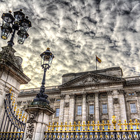 Buy canvas prints of Buckingham Palace by David Pyatt