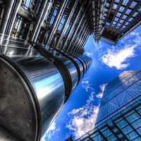 Buy canvas prints of Lloyd's of London and Cheese Grater by David Pyatt