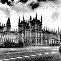 Buy canvas prints of Westminster Bridge London Art by David Pyatt