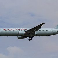 Buy canvas prints of Air Canada Boeing 767 by David Pyatt