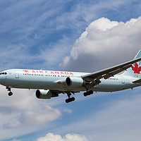 Buy canvas prints of Air Canada Boeing 767 by David Pyatt