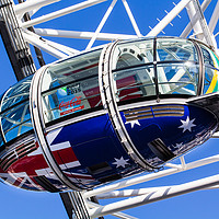 Buy canvas prints of The London Eye Rugby World Cup 2015 by David Pyatt