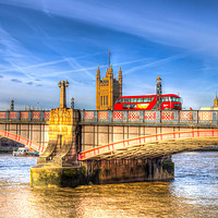 Buy canvas prints of Lambeth Bridge London by David Pyatt