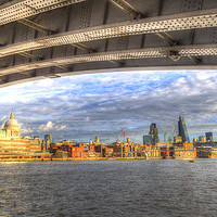 Buy canvas prints of City of London and River Thames by David Pyatt