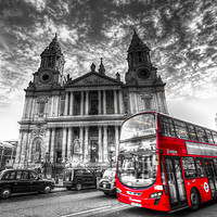 Buy canvas prints of St Paul's Cathedral London by David Pyatt