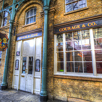 Buy canvas prints of The Punch And Judy Pub Covent Garden by David Pyatt