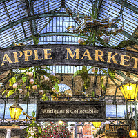 Buy canvas prints of The Apple Market Covent Garden London Art by David Pyatt
