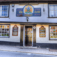 Buy canvas prints of The Coopers Arms Pub Rochester by David Pyatt
