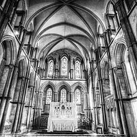 Buy canvas prints of Rochester Cathedral by David Pyatt