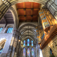 Buy canvas prints of Rochester Cathedral by David Pyatt