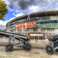 Buy canvas prints of Emirates Stadium London by David Pyatt