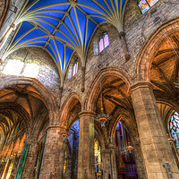Buy canvas prints of St Giles Cathedral Edinburgh Scotland by David Pyatt