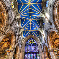 Buy canvas prints of St Giles Edinburgh Cathedral by David Pyatt
