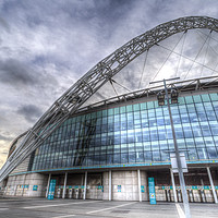 Buy canvas prints of Wembley Stadium London by David Pyatt