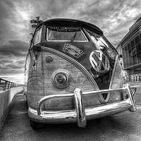 Buy canvas prints of VW Camper Van by David Pyatt