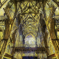 Buy canvas prints of York Minster Cathedral Art by David Pyatt