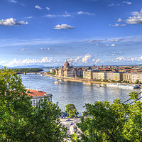 Buy canvas prints of Budapest City Vista by David Pyatt