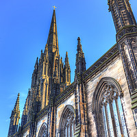 Buy canvas prints of St Giles Cathedral Edinburgh  by David Pyatt