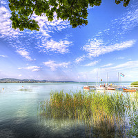 Buy canvas prints of Lake Balaton Summer by David Pyatt