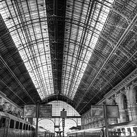 Buy canvas prints of Keleti Railway Station Budapest by David Pyatt