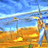 Buy canvas prints of Aviation Pop Art by David Pyatt