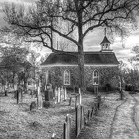 Buy canvas prints of Dutch Church Of Sleepy Hollow by David Pyatt