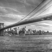 Buy canvas prints of Brooklyn Bridge  by David Pyatt