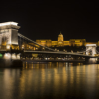 Buy canvas prints of Budapest At Night  by David Pyatt