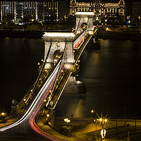 Buy canvas prints of Budapest Chain Bridge by David Pyatt