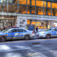 Buy canvas prints of NYPD Police Cars by David Pyatt