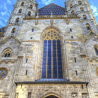 Buy canvas prints of St Stephen's Cathedral Vienna by David Pyatt