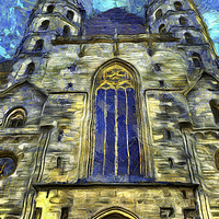 Buy canvas prints of St Stephens Cathedral Vienna Van Goth by David Pyatt