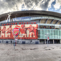 Buy canvas prints of Emirates Football Stadium  by David Pyatt