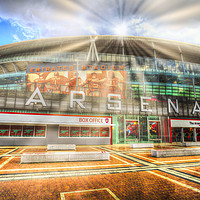 Buy canvas prints of Emirates Stadium  by David Pyatt