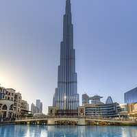 Buy canvas prints of Burj Khalifa Dubai by David Pyatt