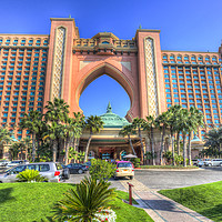 Buy canvas prints of Atlantis Palm Hotel Dubai by David Pyatt