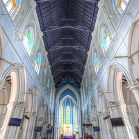 Buy canvas prints of St Andrews Cathedral Singapore by David Pyatt