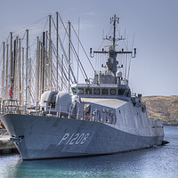 Buy canvas prints of Turkish Navy Tuzla Class Boat by David Pyatt