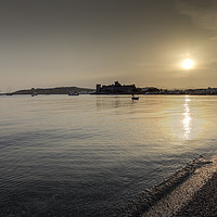 Buy canvas prints of Bodrum Bay Sunset by David Pyatt