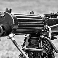 Buy canvas prints of Vickers Machine Gun by David Pyatt