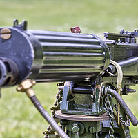 Buy canvas prints of Vickers Machine Gun by David Pyatt