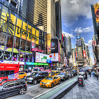 Buy canvas prints of Times Square NY by David Pyatt
