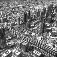 Buy canvas prints of Dubai Panorama by David Pyatt